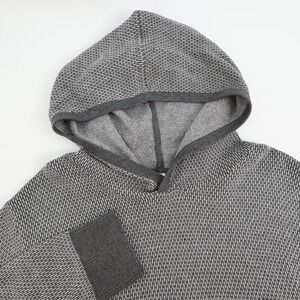 Stylus Pullover Hoodie, Textured Knit, Gray Heather, Men's Large‎ MSRP $68